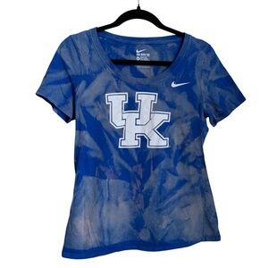 University of Kentucky Tee Women's Medium Acid Wash UK Collage Sports Nike Tee
